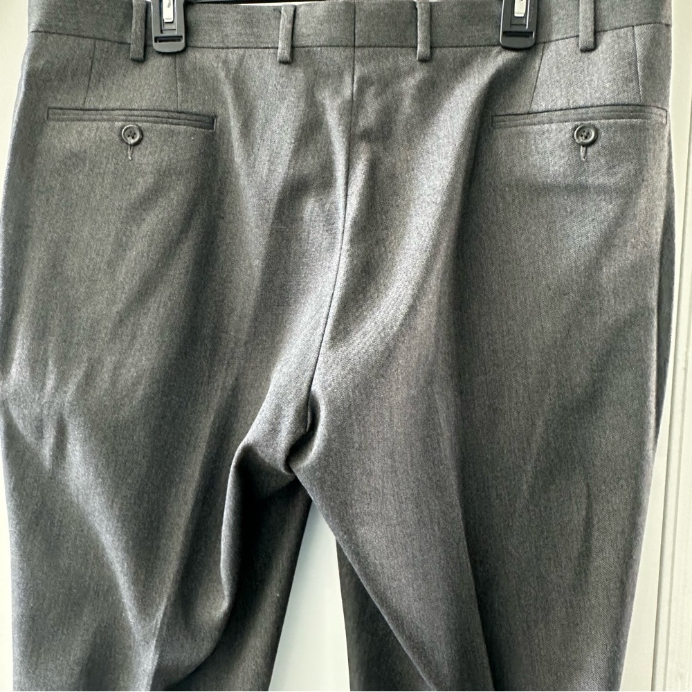 Lauren Ralph Lauren Mens Gray Dress Pants 38X30 Polyester/Rayon - Picture 13 of 14